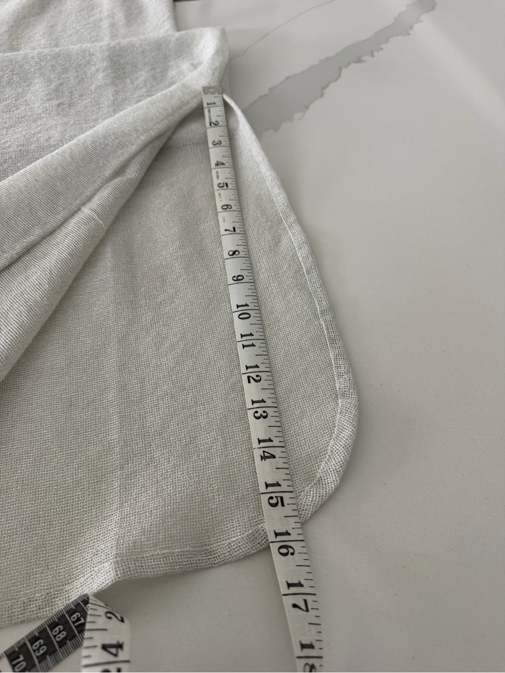 America & Beyond Light whitish Gray Sleeveless Knit Beach 🏖️ coverup size XS - Picture 11 of 12